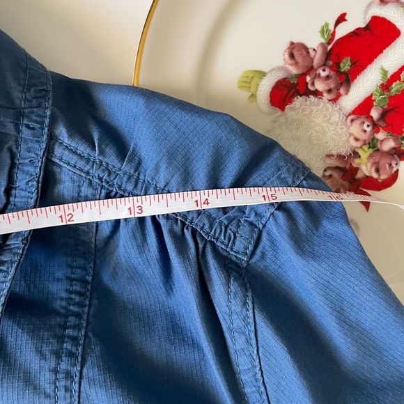 CAbi | Style #393 Blue Lightweight Utility Jacket - Picture 4 of 9